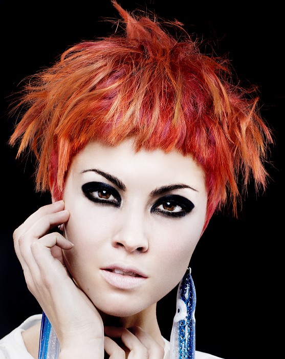 Rokk Ebony Short Red Hairstyles